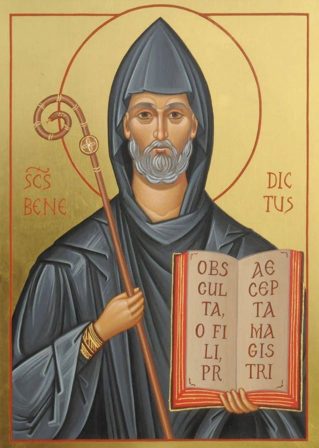 Catholicism study morning about St Benedict 