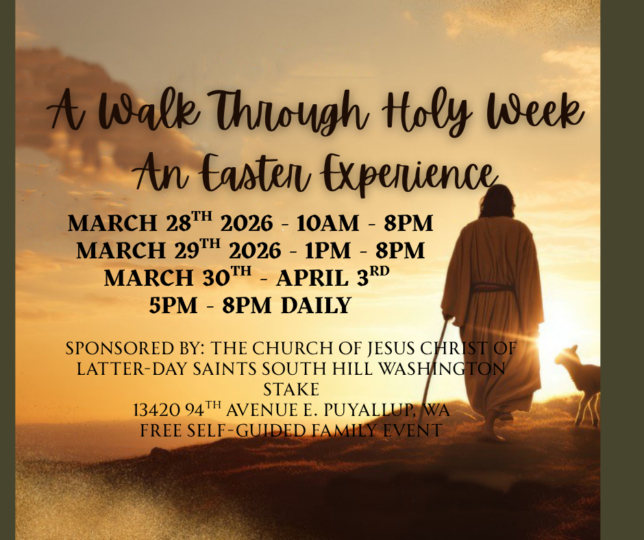 Walk Through Holy Week (10am - 8pm)