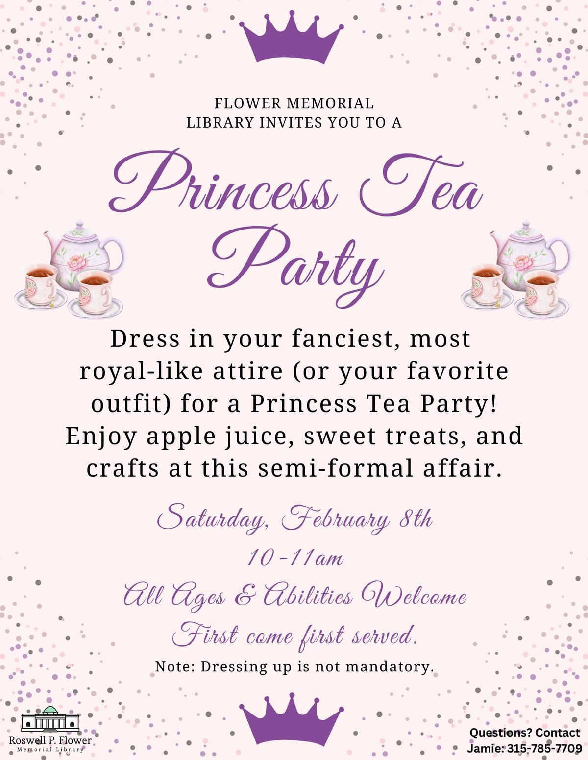 All Ages & Abilities Princess Tea Party