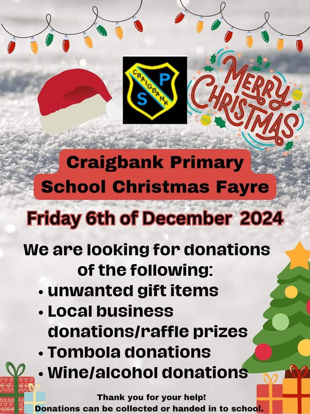 Craigbank Primary Xmas Fayre 