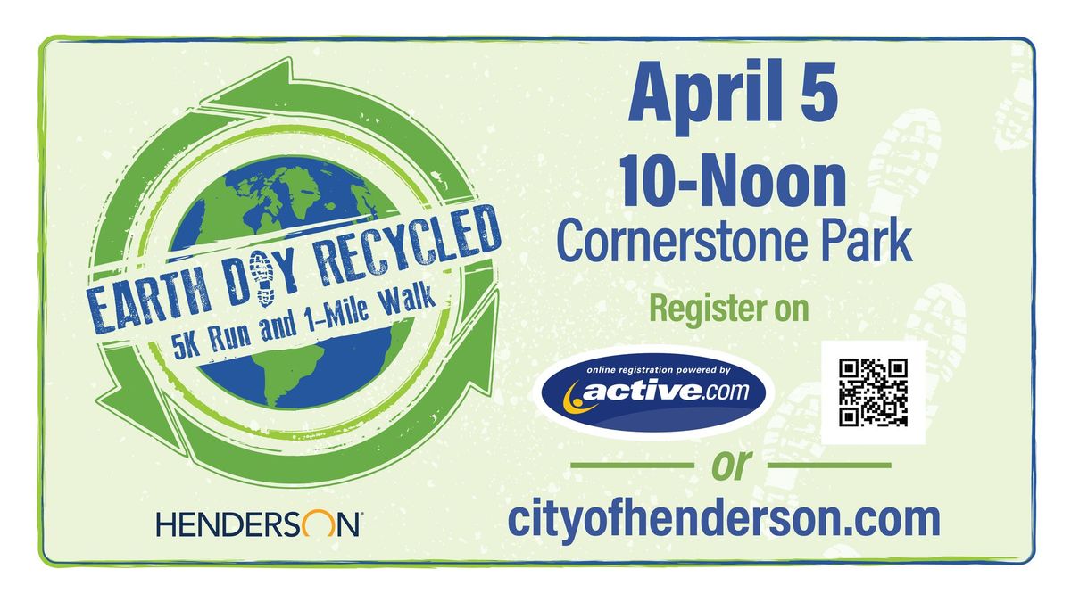 Earth Day Recycle 5k Run and 1 Mile Walk- 2025