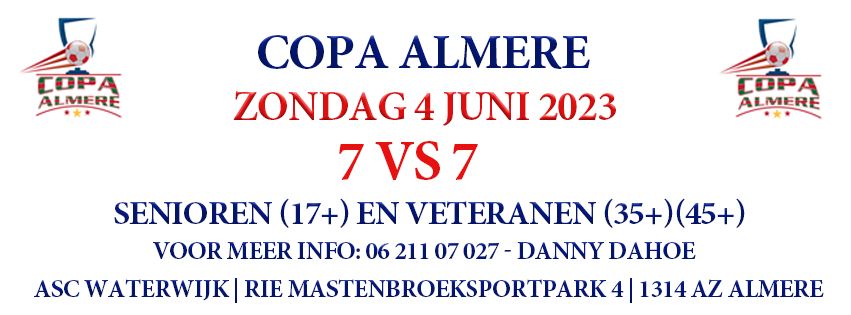 Copa Almere 2023 - 7de editie