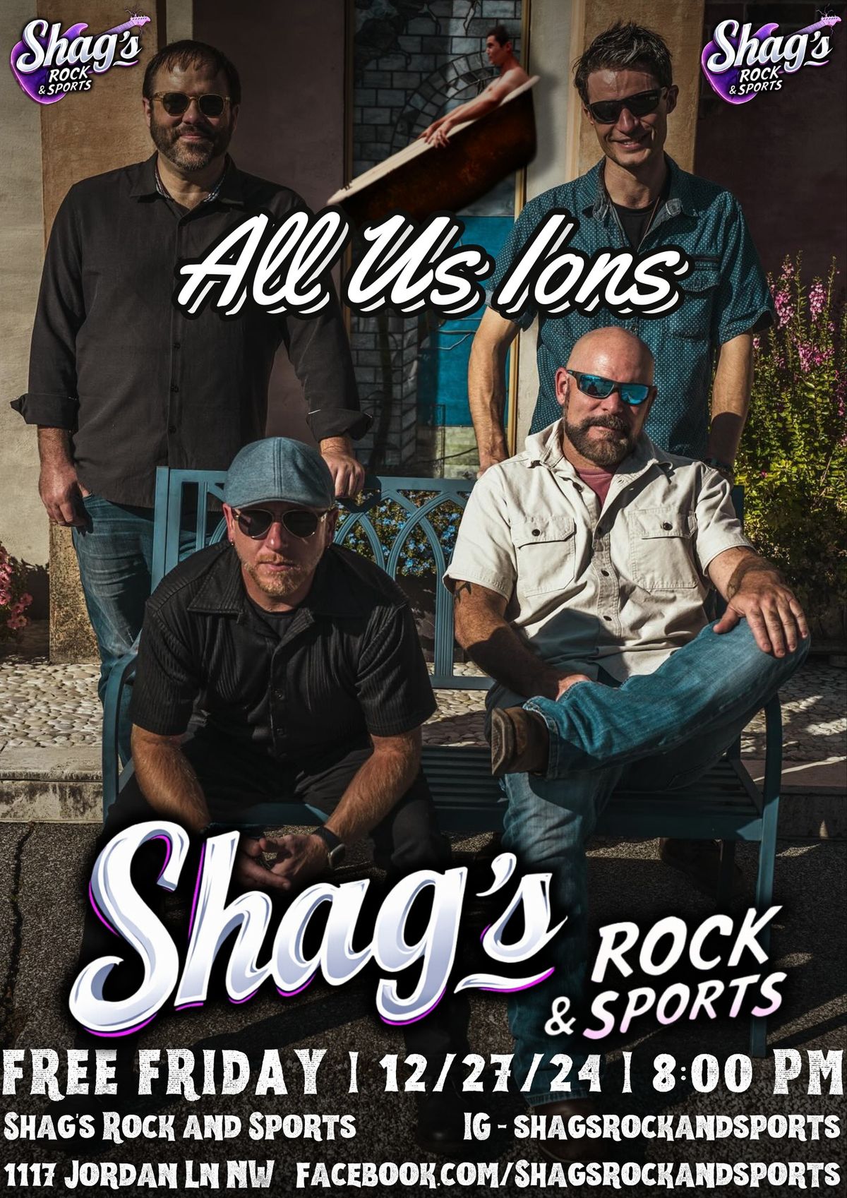 FREE FRIDAY w\/All Us Ions LIVE@The Shag