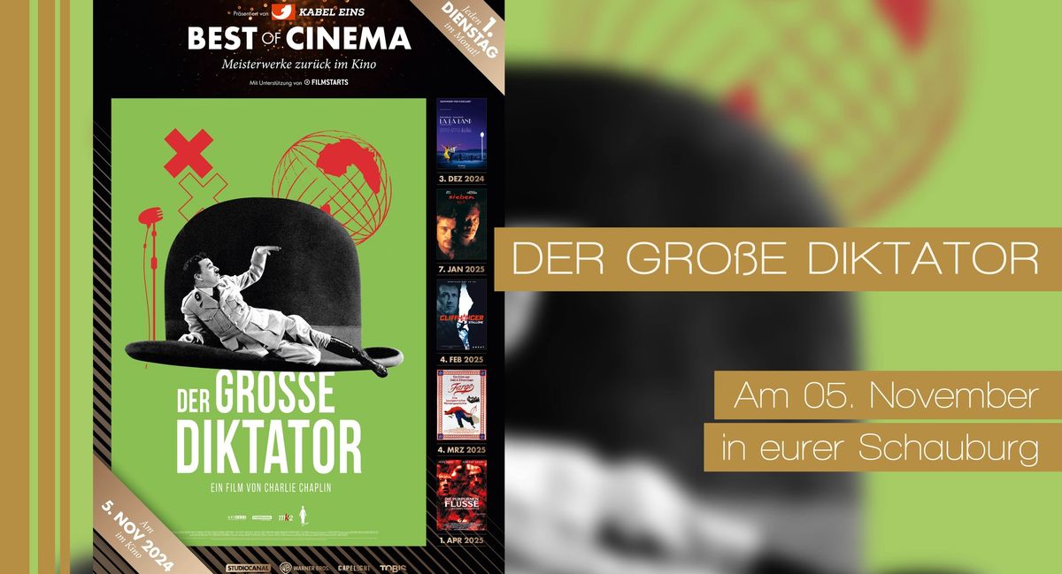 Best of Cinema: DER GRO\u00dfE DIKTATOR