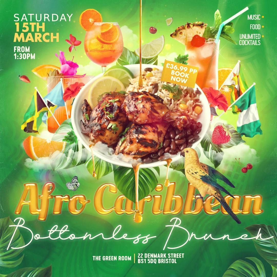 Afro Caribbean Bottomless Brunch (Unlimited Cocktails + Food)