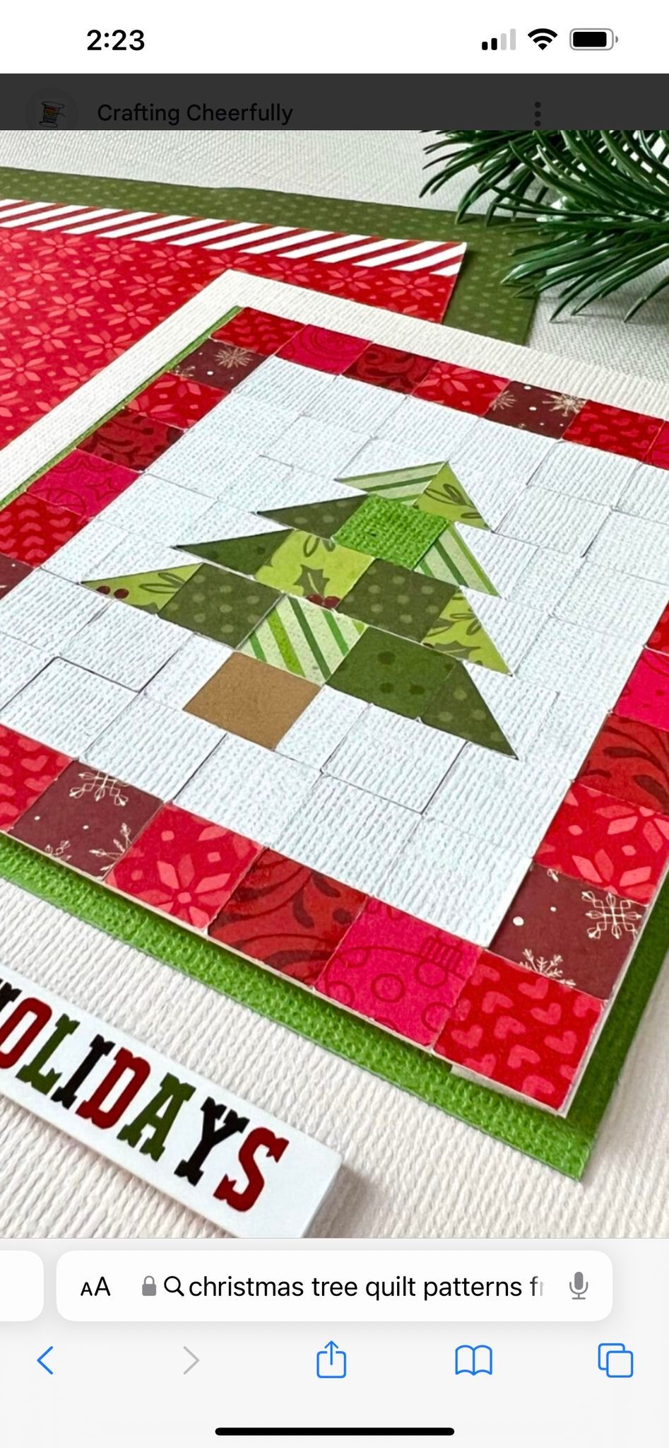 Christmas Painted Barn Quilt Class (No Sew)