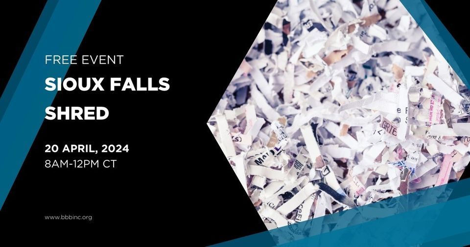 2024 Annual Shred Event in Sioux Falls