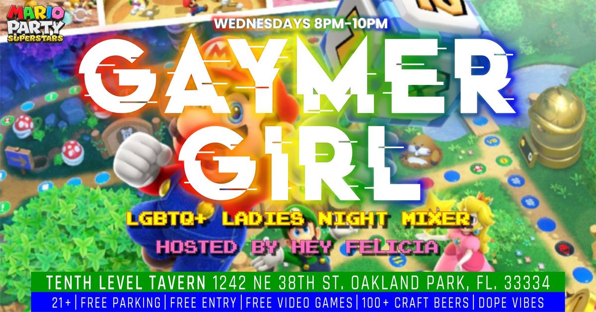 LGBTQ+ Ladies Night Mario Party Mixer