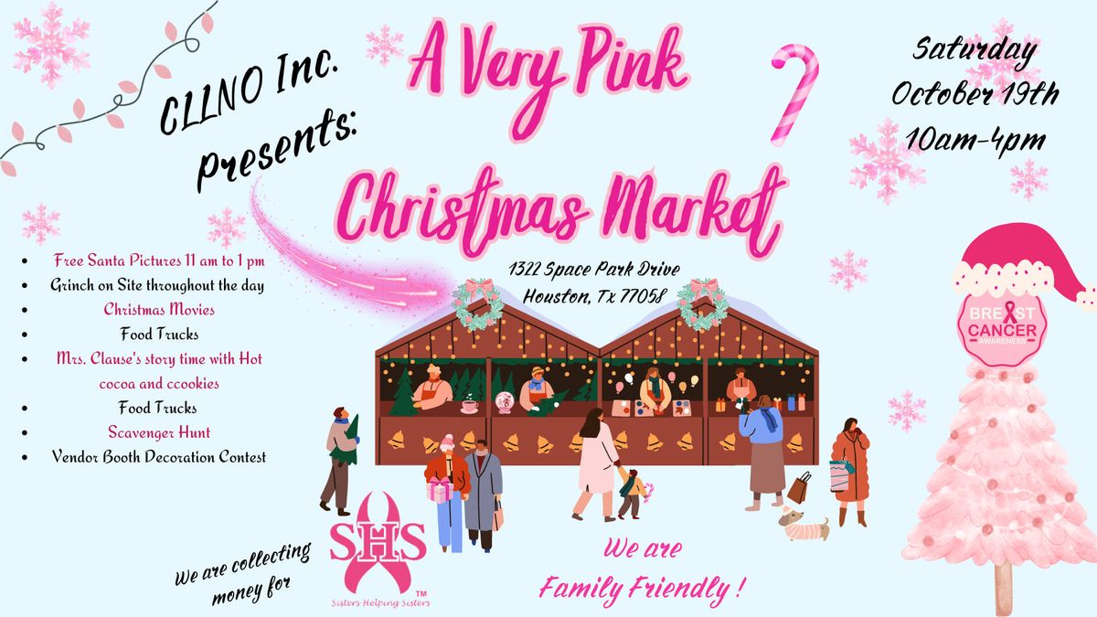 A Very Pink Christmas Market