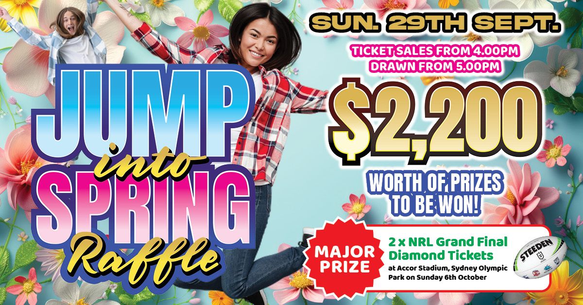 Jump Into Spring Raffle at Guildford Leagues