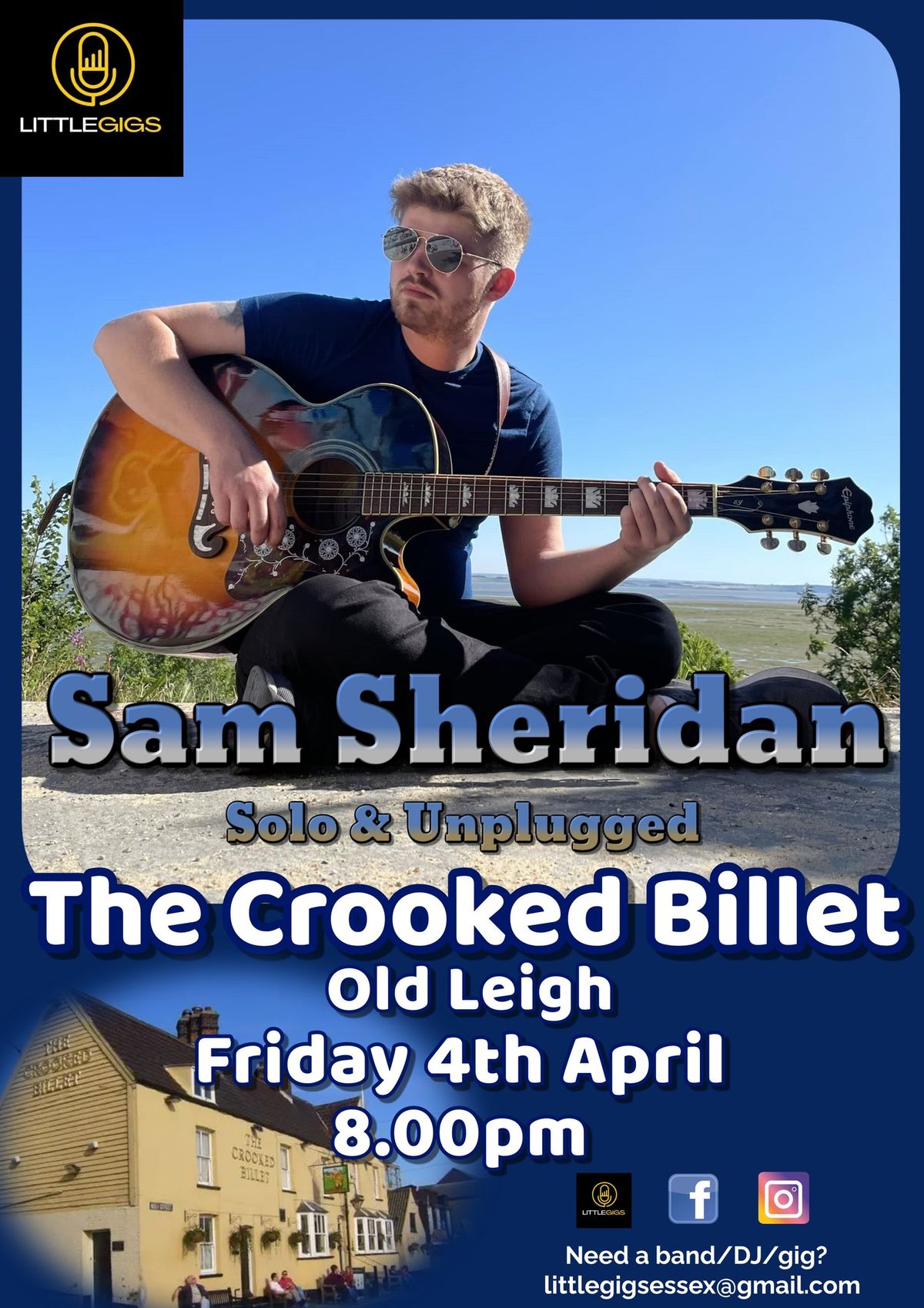 Sam Sheridan - Solo & Unplugged at The Crooked Billet, Old Leigh \ud83e\udd73