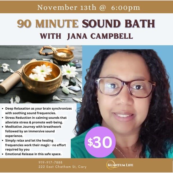 Sound Bath with Jana Campbell