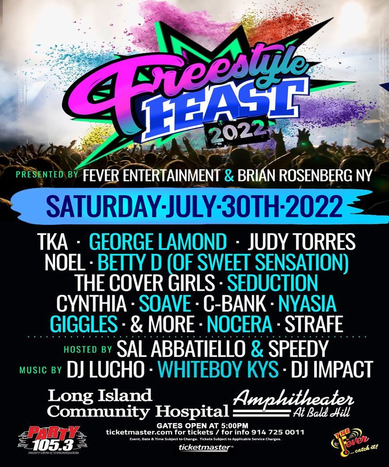 Freestyle Feast 2022 The Bald Hill Amphitheater, Long Island