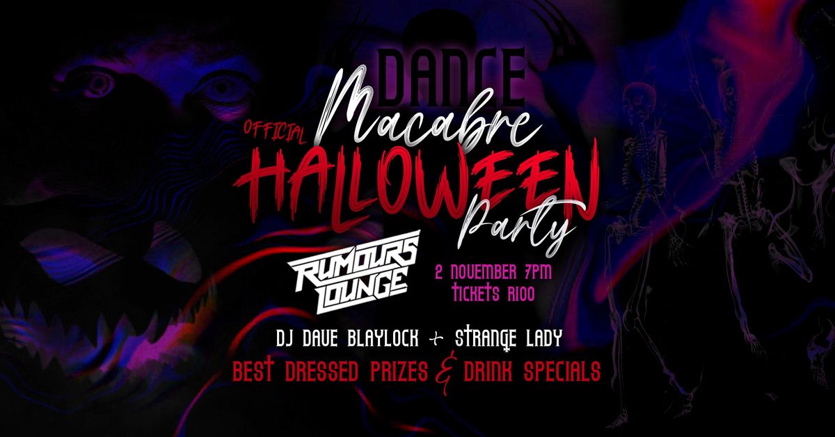 Dance Macabre Halloween Party | Rumours Lounge