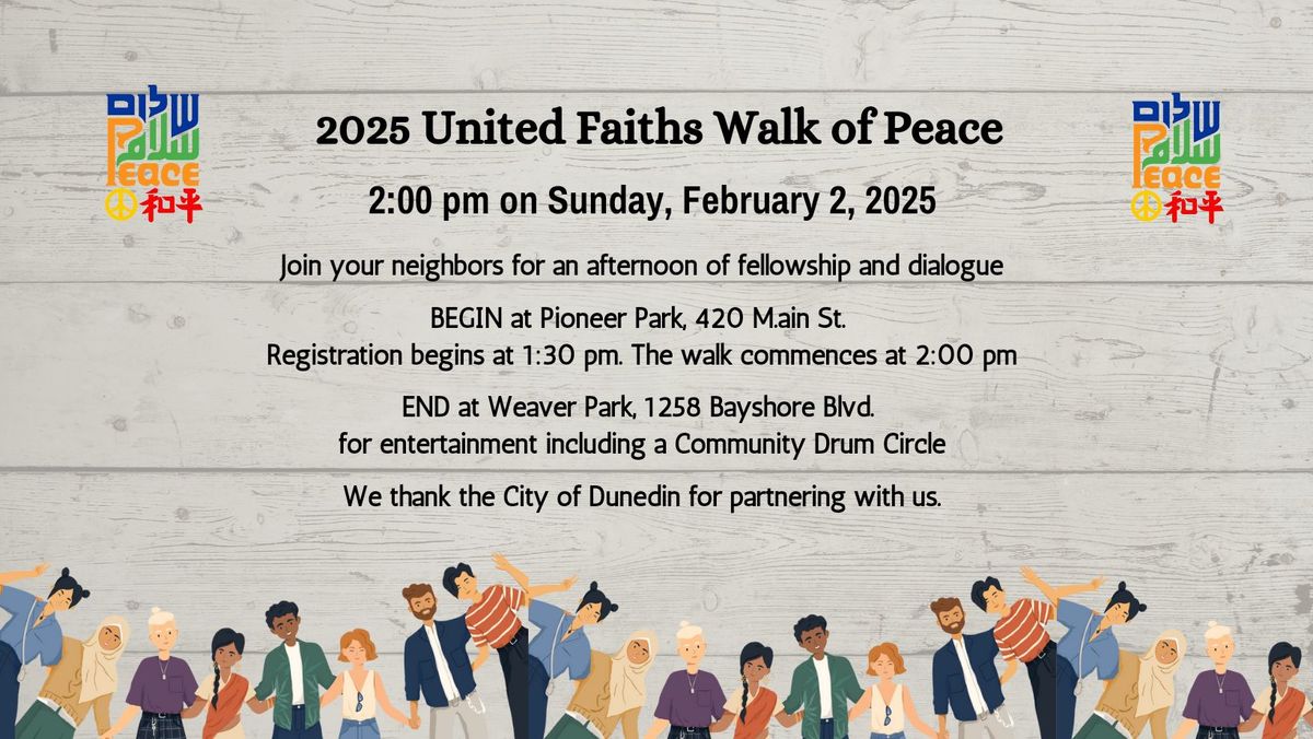 2025 United Faiths Walk of Peace