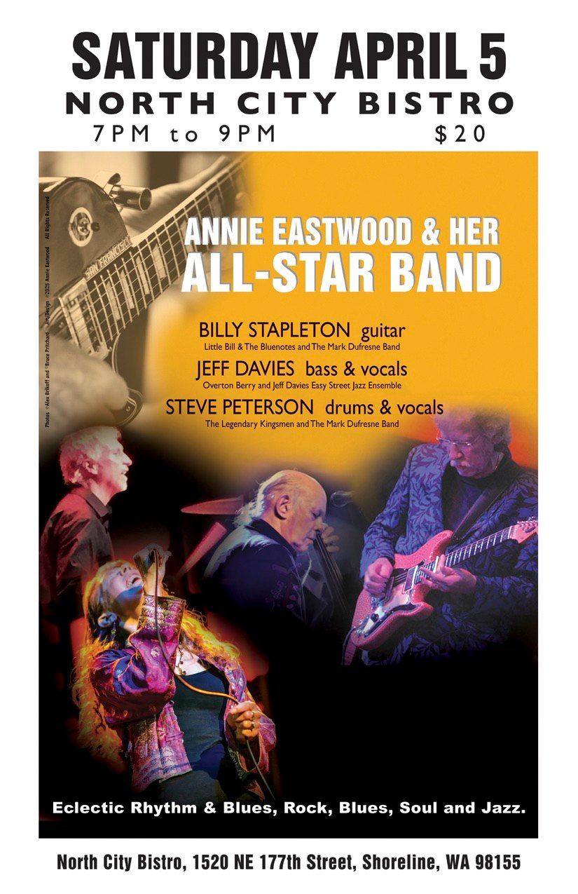 Annie Eastwood & Her All-Star Band Featuring Guitarist Billy Stapleton 