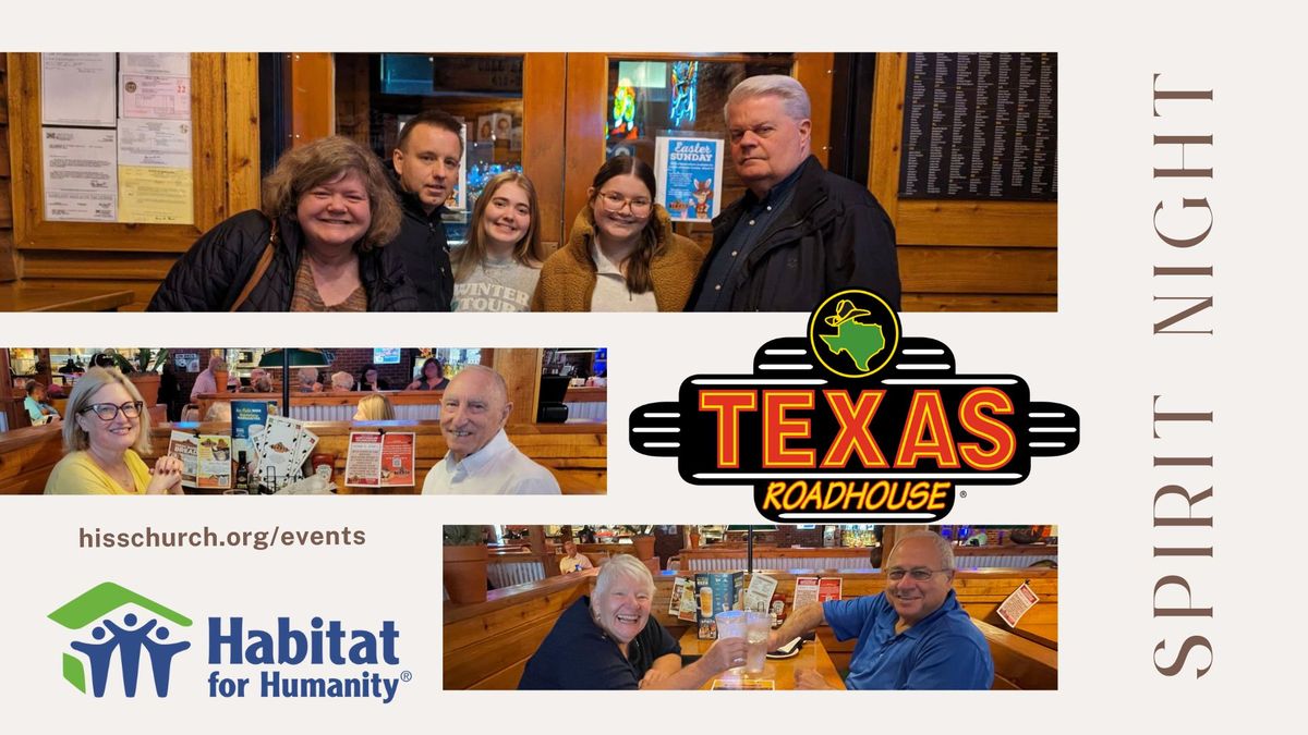 Texas Roadhouse Spirit Night - Hiss United Methodist Church