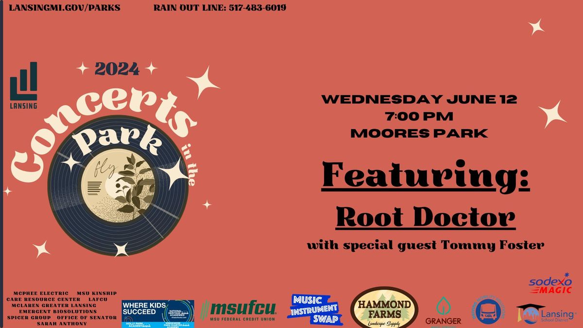 Root Doctor with Tommy Foster - Concerts in the Park