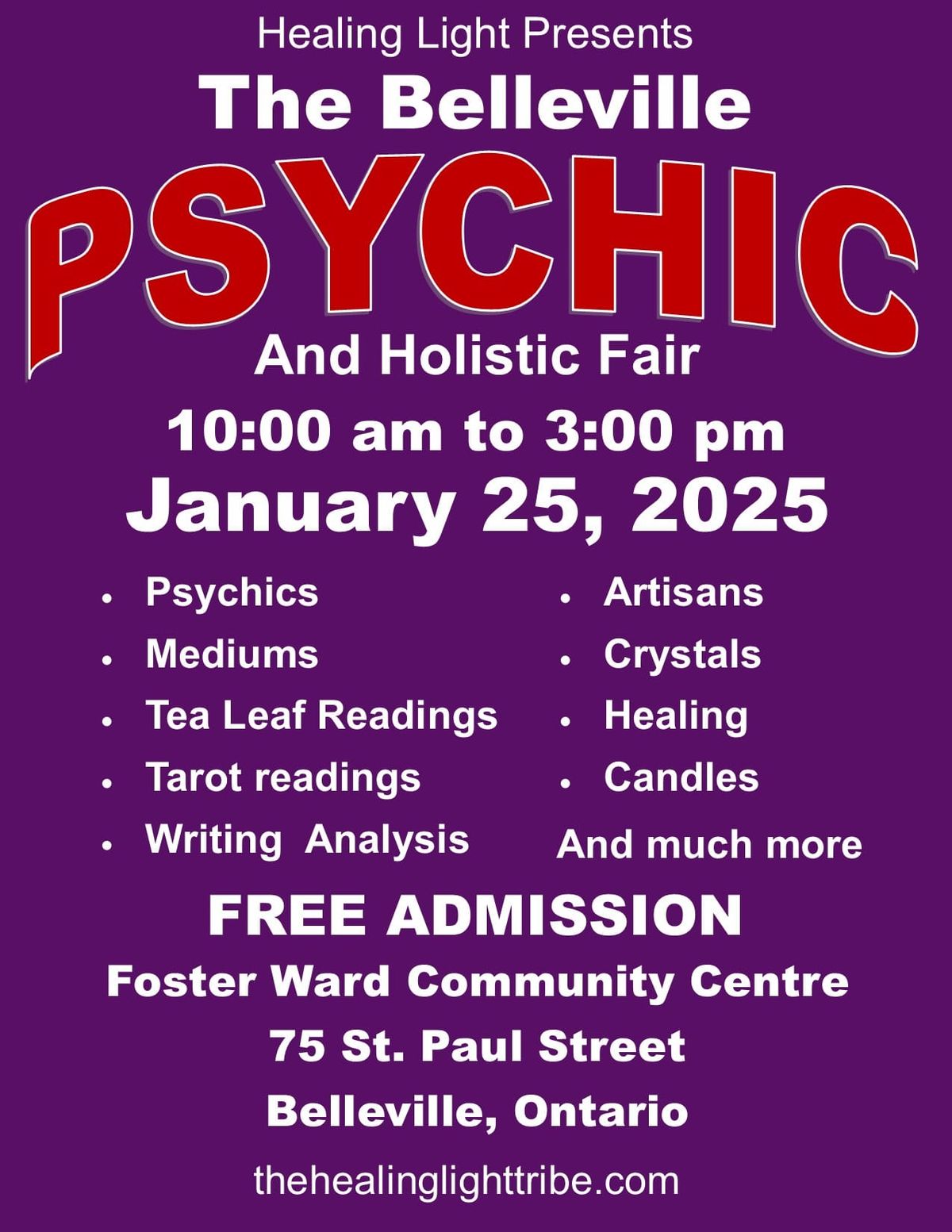 Psychic and Holistic Fair 