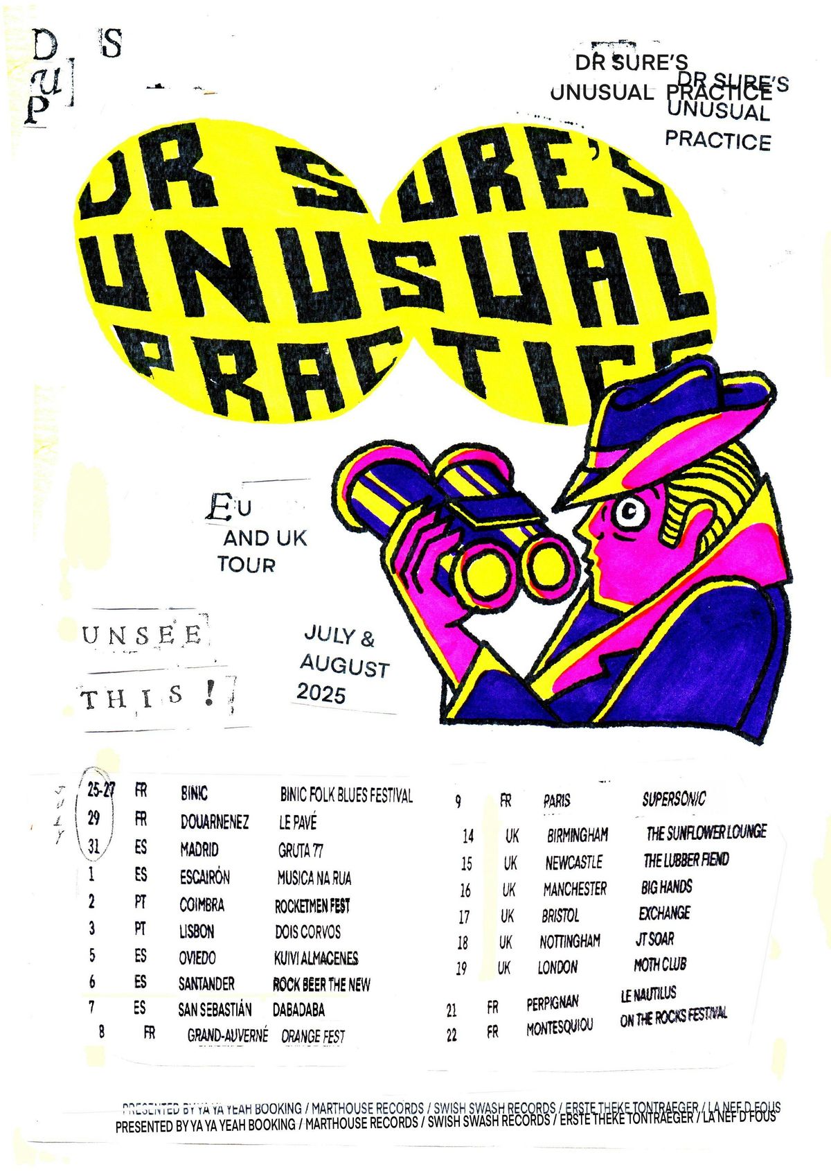 Dr Sure\u2019s Unusual Practice + Supports TBA