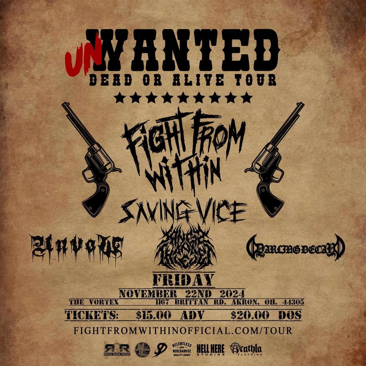 Fight From Within\/ Saving Vice\/ UNVOW\/ Kingz and Thievez\/ Darling Decay