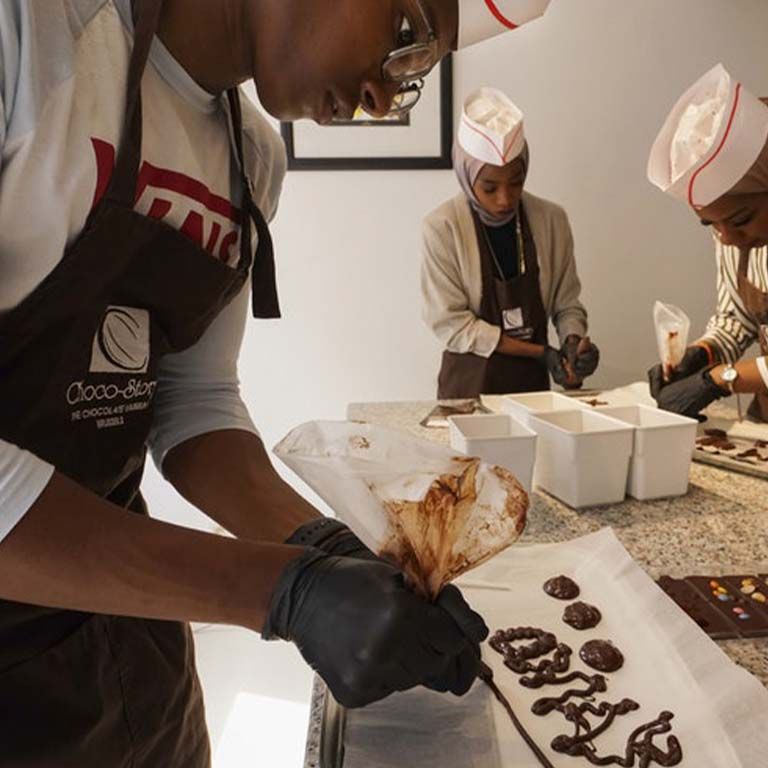 Atelier au Choco-Story de Bruxelles