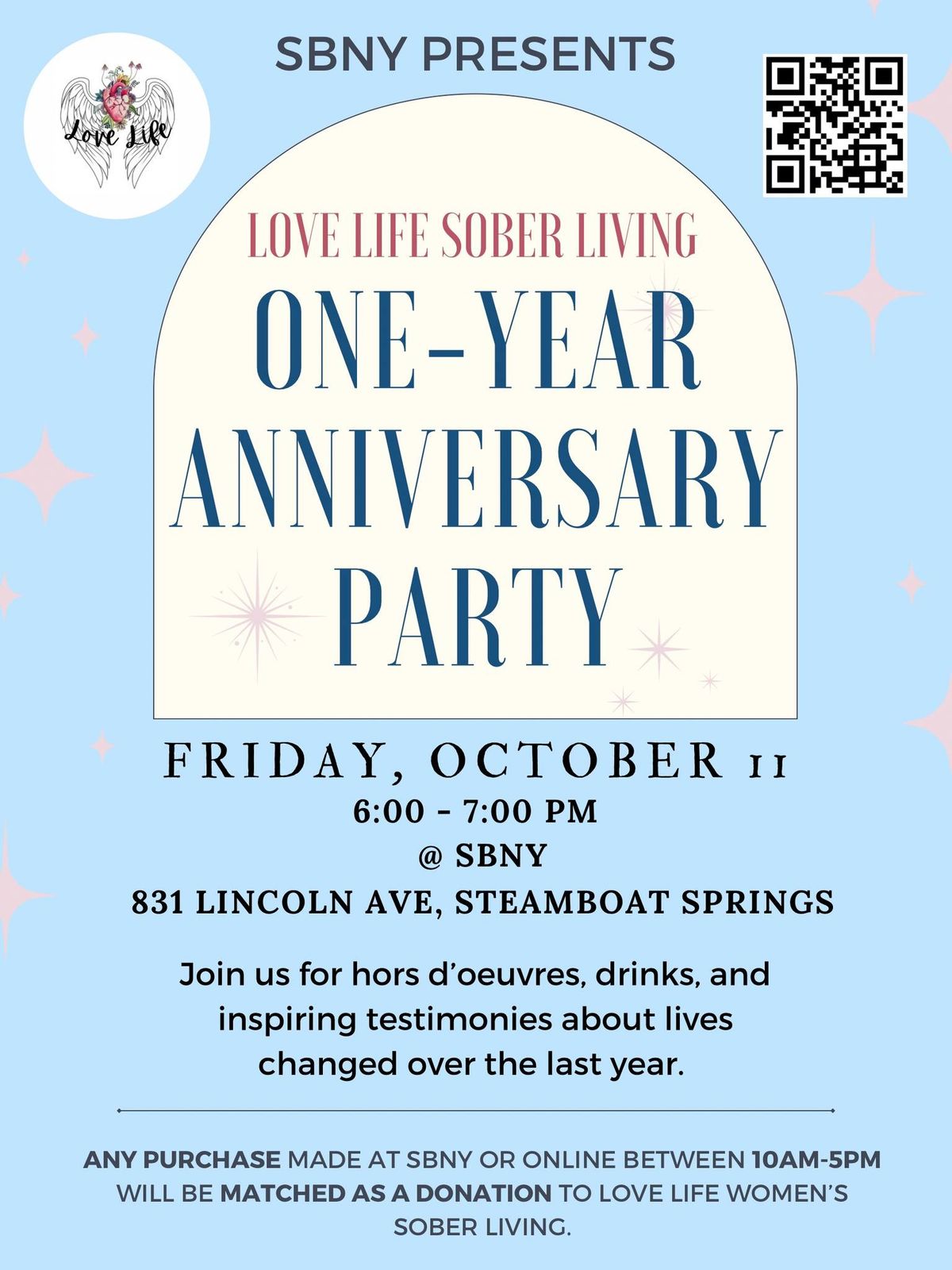 Love Life Sober Living Anniversary Party