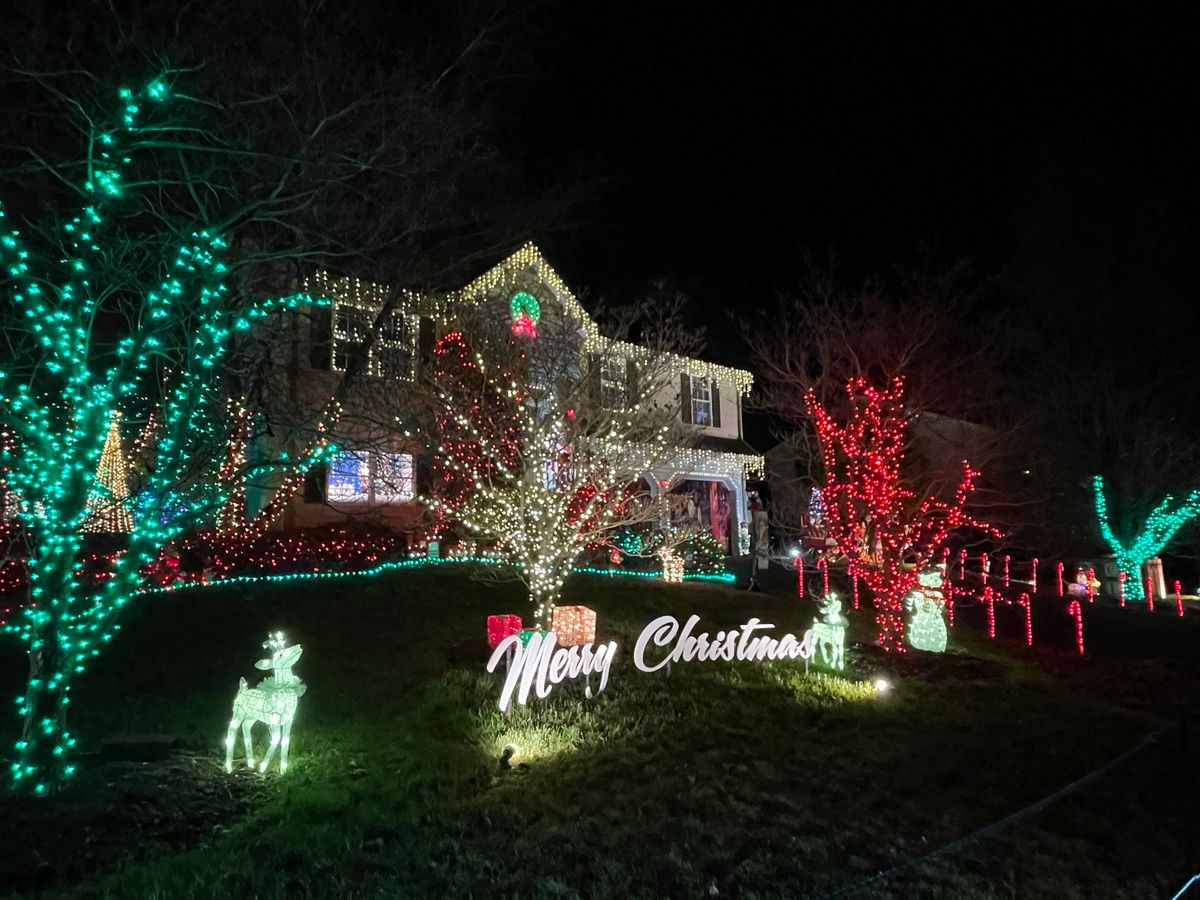 Meter Buster Holiday Light Display