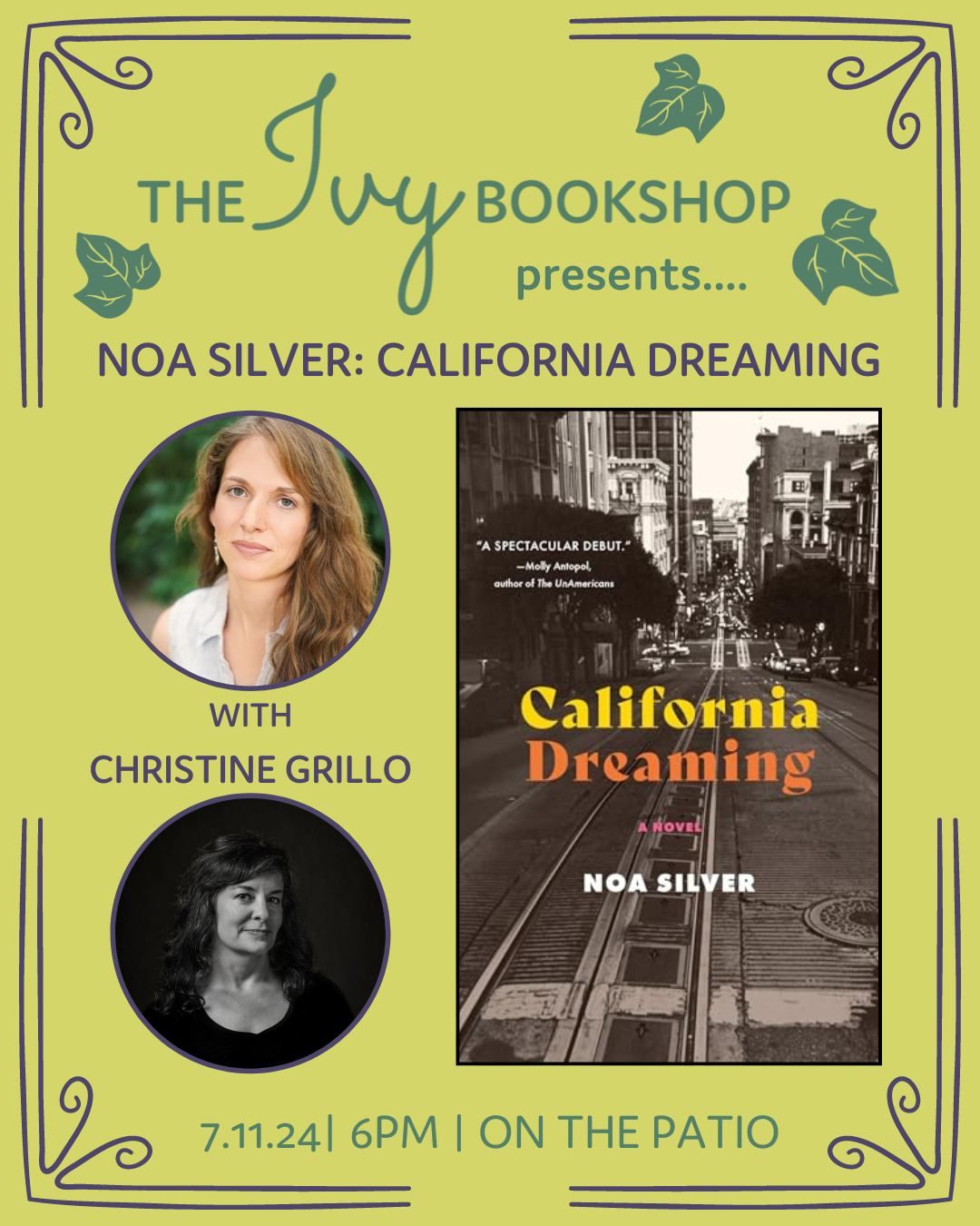 Noa Silver: CALIFORNIA DREAMING (With Christine Grillo)