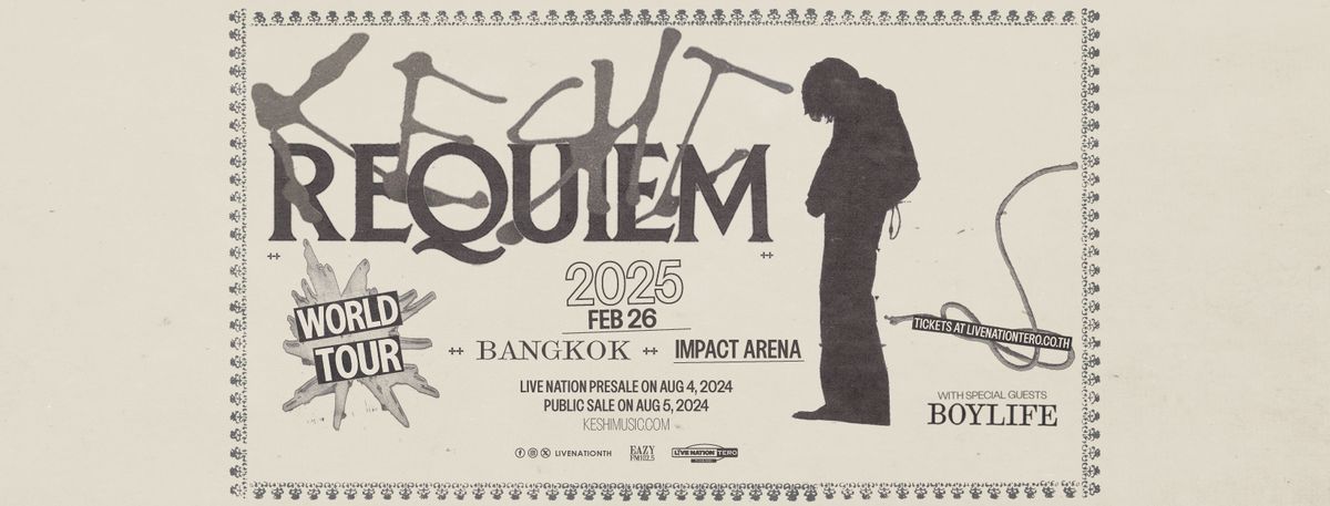 keshi: REQUIEM TOUR IN BANGKOK