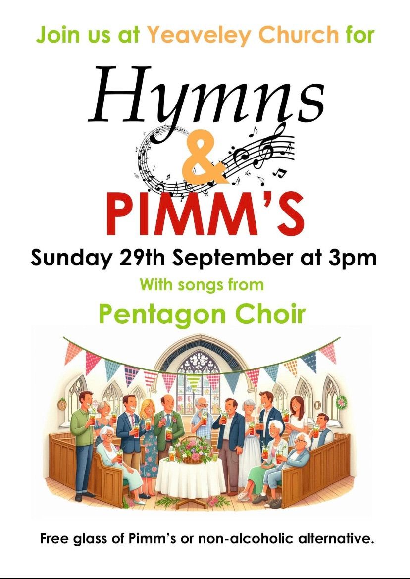 Hymns and Pimms at Yeaveley Church