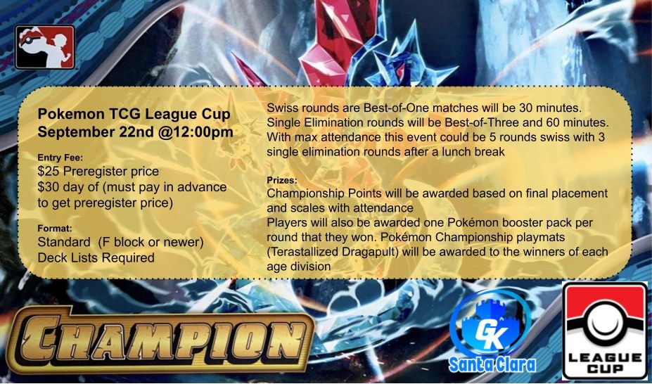 Pokemon TCG League Cup