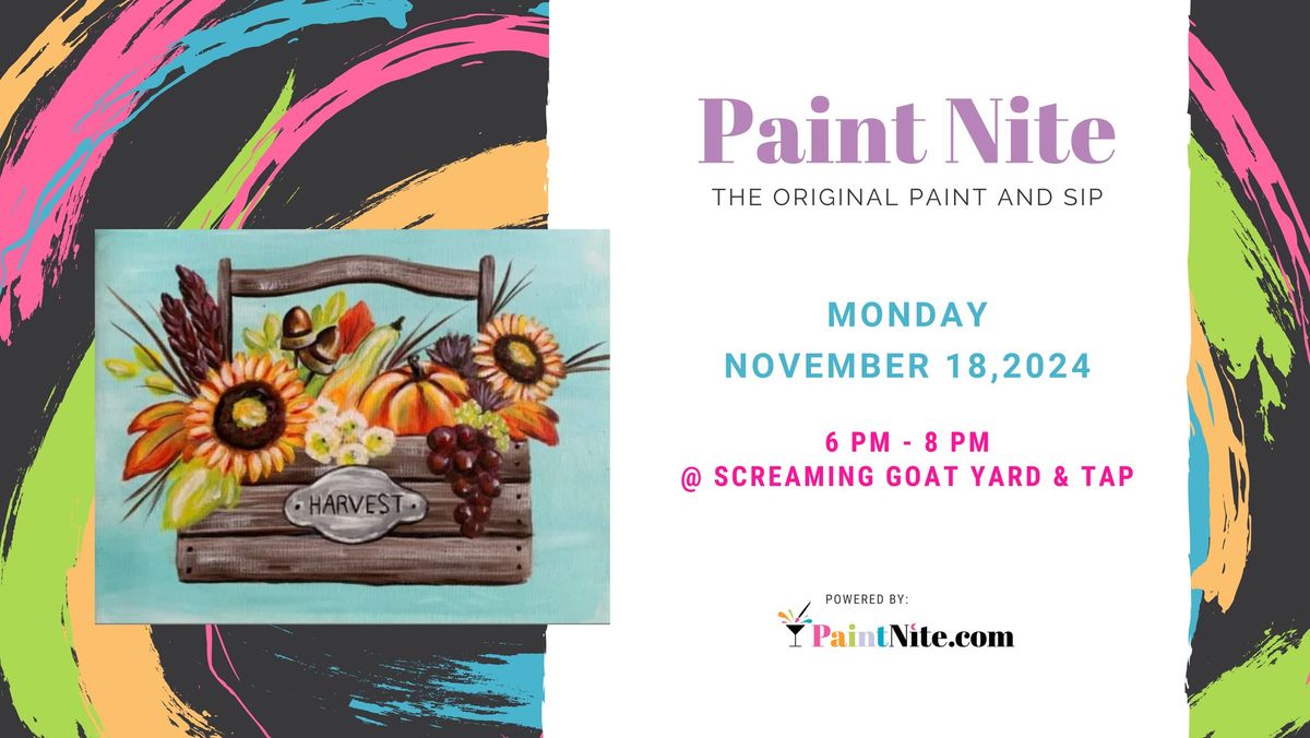 Paint Nite!! With the Original Paint and Sip!\ud83c\udf77\ud83c\udfa8