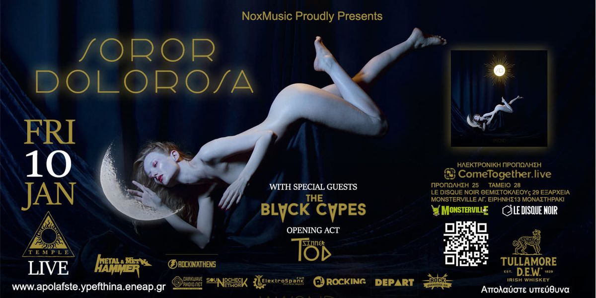 Soror Dolorosa (FR) w\/Special Guests: The Black Capes, Opening Act: Tod Sinner live at Temple