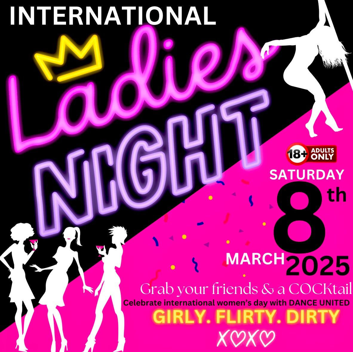 \ud83d\udd1e\ud83e\ude77\ud83c\udf79 LADIES NIGHT \ud83c\udf79\ud83e\ude77\ud83d\udd1e