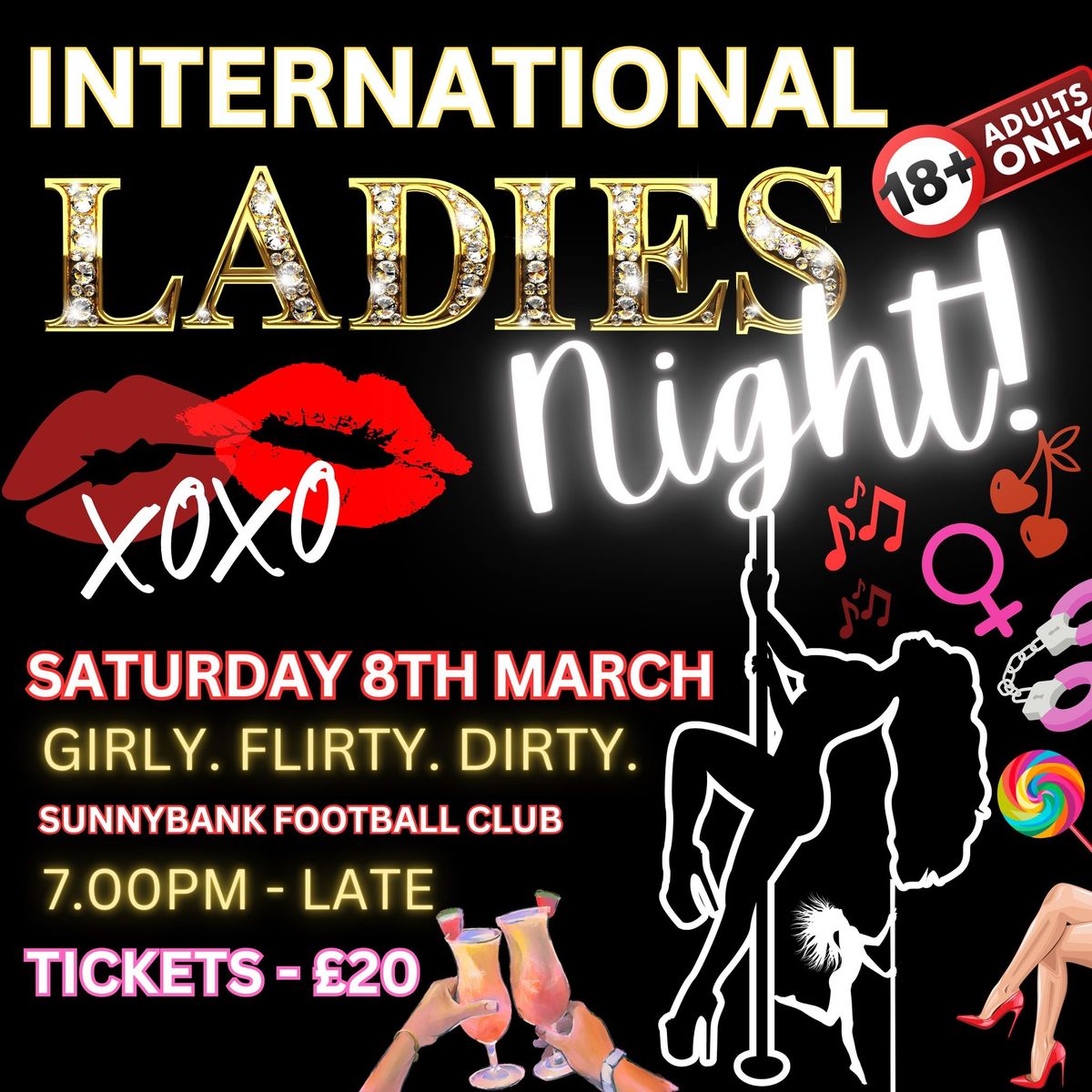 \ud83d\udd1e\ud83e\ude77\ud83c\udf79 LADIES NIGHT \ud83c\udf79\ud83e\ude77\ud83d\udd1e