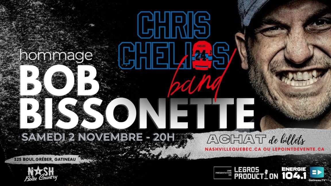 Hommage Bob Bissonnette avec le Chris Chelios Band