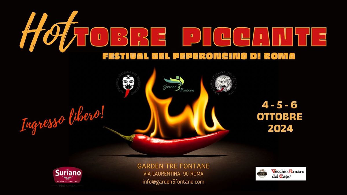 HOTtobre Piccante, il peperoncino festival di Roma