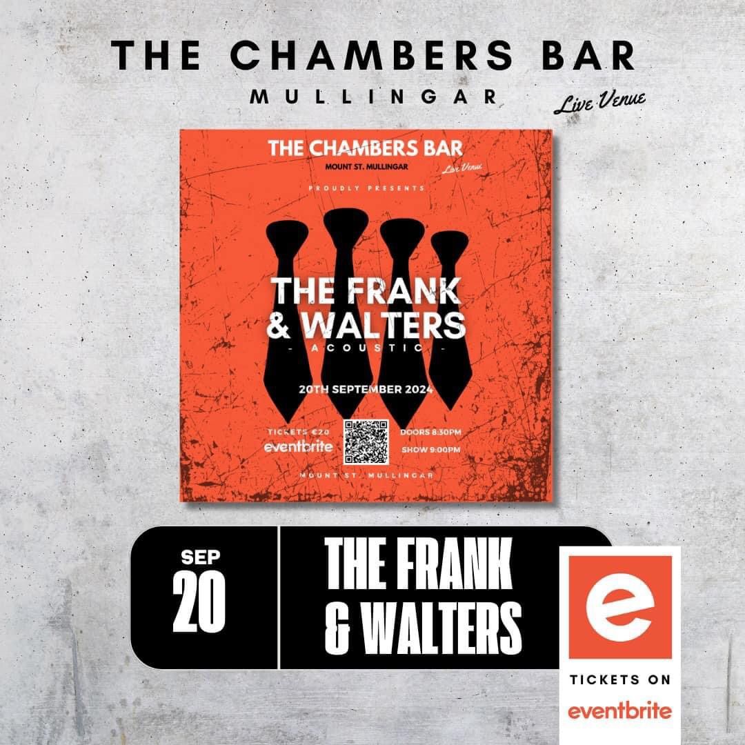 Frank and Walters at the chambers bar Mullingar 