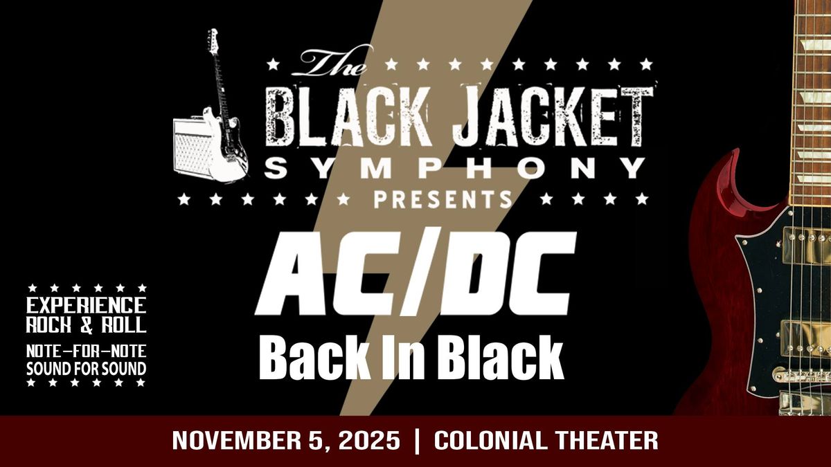 The Black Jacket Symphony Presents: AC\/DC \u201cBack in Black\u201d in Idaho Falls, ID