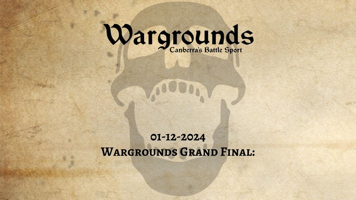 Wargrounds 2024 Grand Final