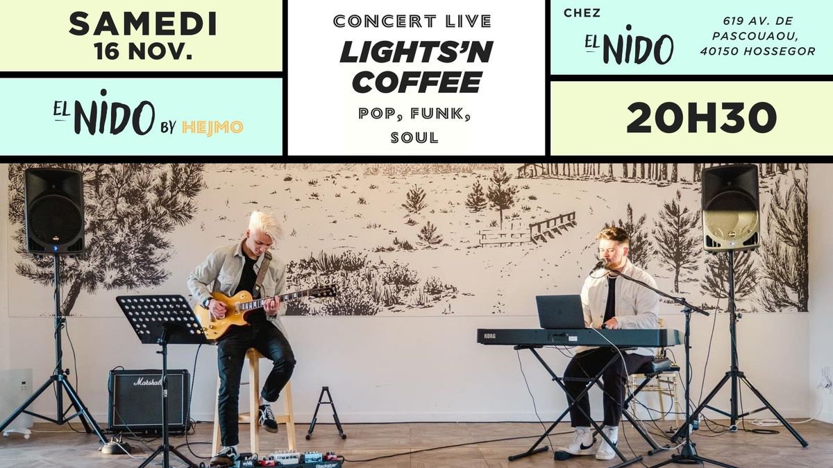 CONCERT POP-FUNK\/SOUL - LIGHTS'N COFFEE