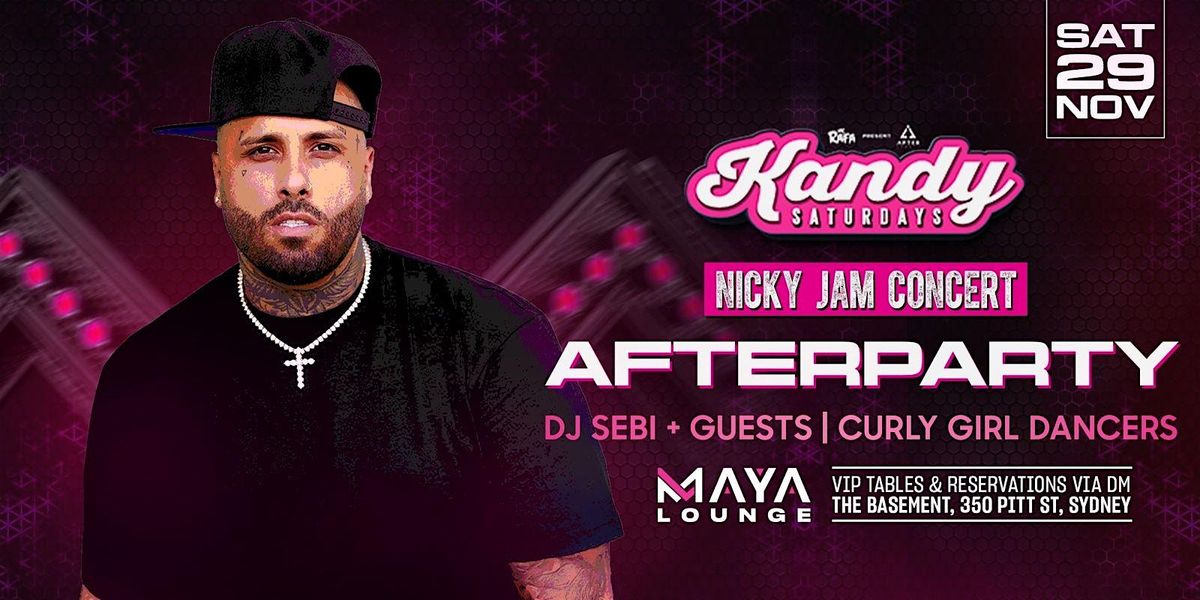 Kandy at Maya Lounge: Nicky Jam Afterparty