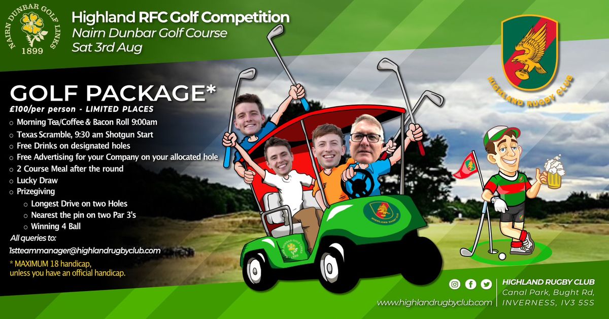 Highland RFC Golf Competition 2024