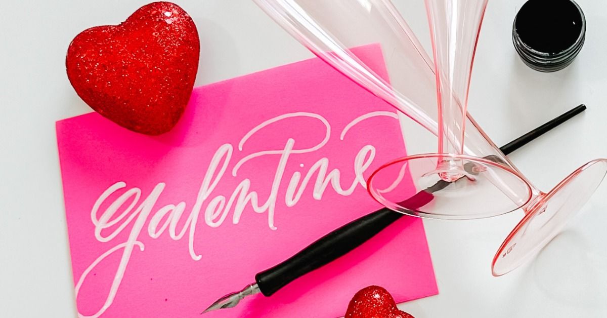 Galentine's Modern Calligraphy for Beginners at 1741 Pub & Grill