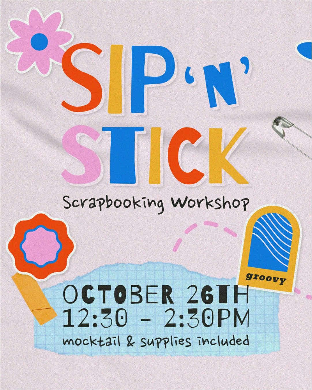 Canny Groovy presents Sip \u2018n\u2019 stick 