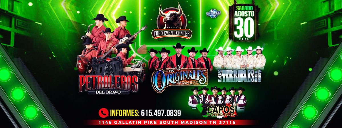 LOS ORIGINALES DE SAN JUAN, LOS TERRIBLES DEL NORTE & MAS in Nashville