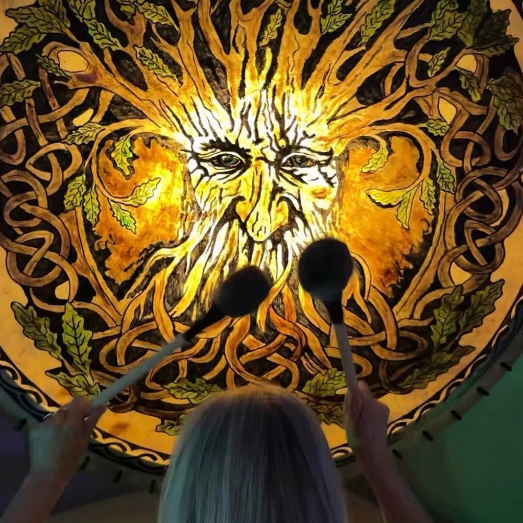 Awakening Gong Bath with 10 Gongs & 42" Drum on the Coast