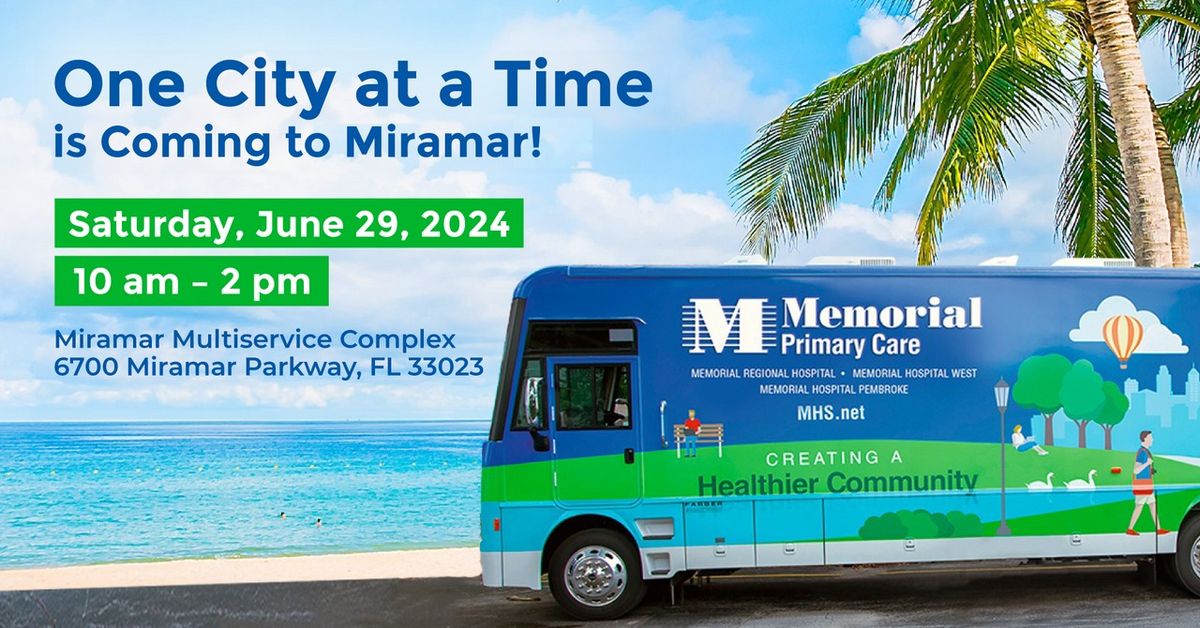 One City at a Time is Coming to Miramar