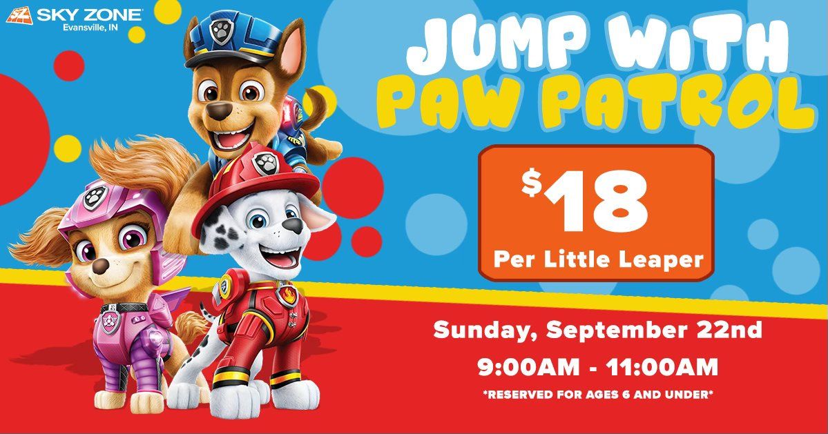 Rescue Pups Character Event (Ages 6 and Under)